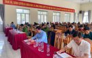 HỘI NGHỊ TỔNG KẾT CÔNG TÁC QUỐC PHÒNG - AN NINH NĂM 2024 XÃ LƯƠNG TRUNG