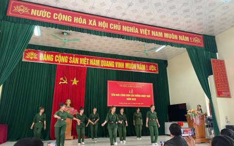 THANH NIÊN XÃ LƯƠNG TRUNG HĂNG HÁI LÊN ĐƯỜNG NHẬP NGŨ XUÂN ẤT TỴ 2025